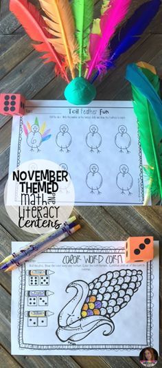 Thanksgiving Math Kindergarten, November Math Centers, November Centers, Thanksgiving Math Centers, Thanksgiving Classroom Activities, Thanksgiving Literacy, Thanksgiving Activities For Kindergarten, November Math, Centers For Kindergarten