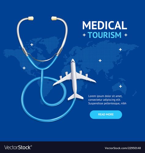 Medical Design, Health Tech, Medical Tourism, Travel Agency, Png Images, Tourism, Vector Free, Vector Images, Vector Illustration