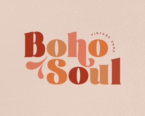 70s Branding, Great Logo Design, Trendy Logo Design, Boho Logo Design, Prints Ideas, Boho Branding, Retro Logo Design, Stile Boho Chic, Logo Instagram