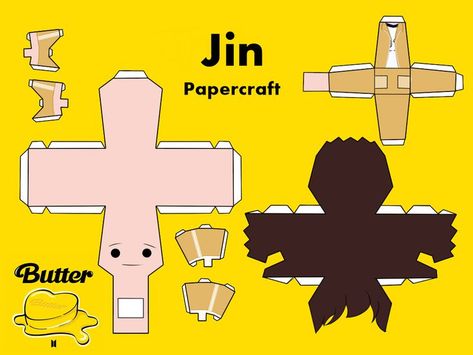 Rm Drawing, Anime Paper, Kpop Diy, Light Stick, Paper Doll Template, Scrapbook Stickers Printable, Book Art Diy, Printable Crafts, Bts Chibi