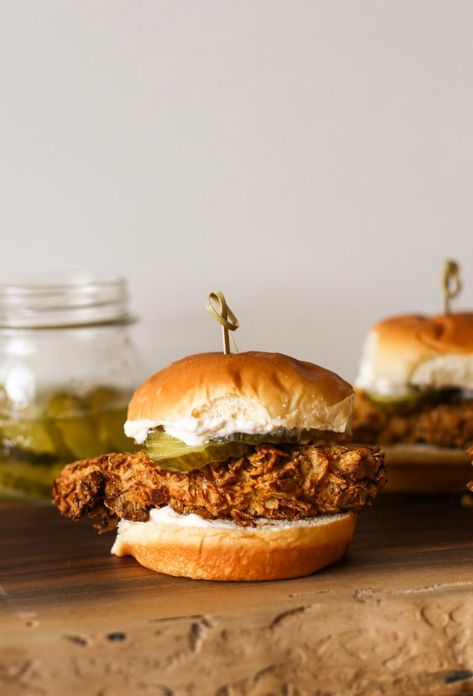 Mom’s Crispy Oven Baked Chicken Sandwich (or Air Fryer!) Baked Chicken Sandwich, Oven Baked Chicken Legs, Oven Baked Chicken Tenders, Baked Chicken Recipes Oven, Hot Dog Sandwich, Crispy Baked Chicken Thighs, Easy Oven Baked Chicken, Oven Baked Chicken Thighs, Baked Chicken Wings Oven