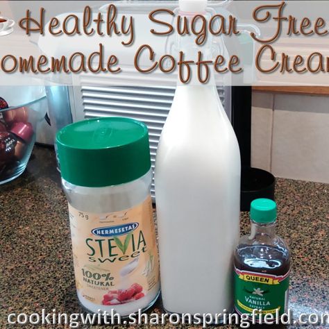 Low Carb Coffee Creamer, Sugar Free Creamer, Sugar Free Coffee Creamer, Healthy Coffee Creamer, Homemade Coffee Creamer Recipe, Diy Coffee Creamer, Coffee Creamer Recipes, Sugar Free Coffee, Fat Coffee