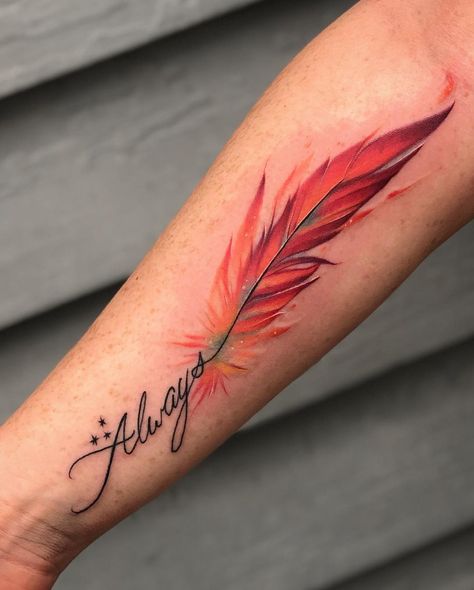 Phoenix Feather Tattoo, Phoenix Feather Tattoos, Feather Tattoo Meaning, Phoenix Feather, Feather Tattoo Design, Arrow Tattoo, Feather Tattoo, Phoenix Tattoo, Tattoo Feminina