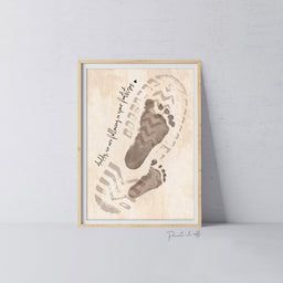 Checkout - PRINT IT OFF Dad Birthday Gift From Kids, Diy Father's Day Crafts, Papa Baby, Footprint Crafts, Baby Art Projects, Toddler Arts And Crafts, Footprint Art, Foot Print, Birthday Kids