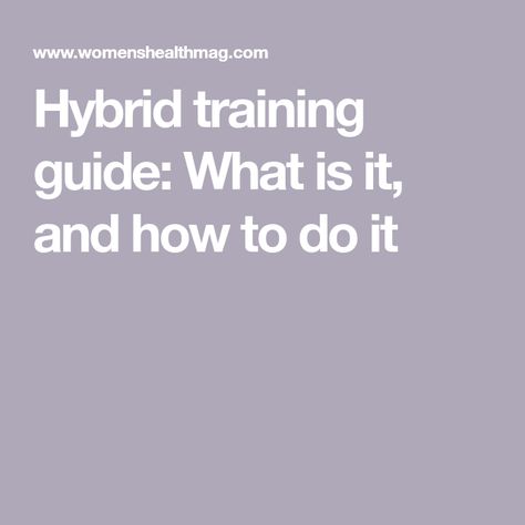 Hybrid Workout Split, Hybrid Training Workout, Functional Hybrid Training, Hybrid Training Split, Hybrid Workout Plans, Hybrid Training Program, Hybrid Athlete Training Plan, Hybrid Athlete, Hybrid Training