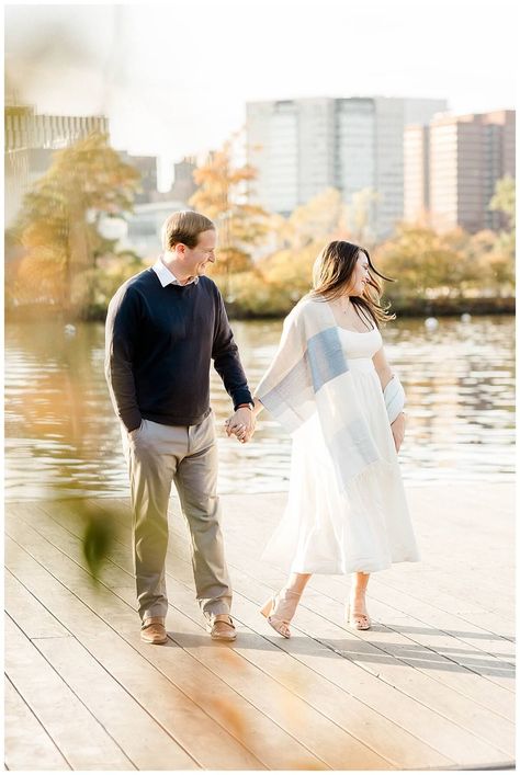 Charles River Esplanade Engagement Session | Boston, MA - Ali B. Photography #EngagementPhotoIdeas #EngagementPhotoInspiration #EngagementPhotography #EngagementPhotographyPoses #RomanticEngagementPhotos #UniqueEngagementPhotos #Bride #Groom #NewHampshireWeddingPhotographer #NewEnglandWeddingPhotographer #MassachusettsWeddingPhotographer Boston Esplanade Engagement, River Engagement Photos, Boston Engagement Photos, Engagement Photo Shoots, Golden Afternoon, Charles River, Couples Engagement Photos, Engagement Photo Shoot, New Location