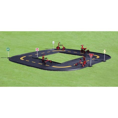 ImagintThat Play Systems Pedal Path Track Playground | Wayfair Trike Path, Small Playground, Plastic Playground, Commercial Playground Equipment, Outdoor Classroom, Best Commercials, Kids Play Area, Indoor Play, Playground Equipment