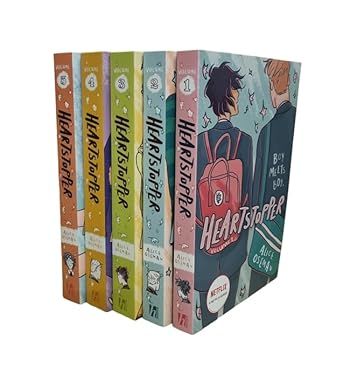 Heartstopper 5 Book Set Collection Heartstopper Yearbook, Heartstopper Books, Novel Harry Potter, Heartstopper Series, Popular Kids Books, Heartstopper Book, Charlie And Nick, Robert T Kiyosaki, Michael Morpurgo