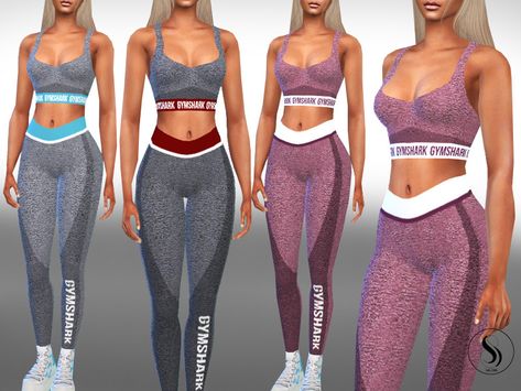 Female Full Gym Outfits Found in TSR Category 'Sims 4 Female Athletic' Sims 4 Black Hair, Sims 4 Expansions, Sims 4 Teen, Vegas Outfit, Sims4 Clothes, Sims 4 Cc Packs, Sims 4 Collections, Set Outfits, Sims 4 Mods Clothes