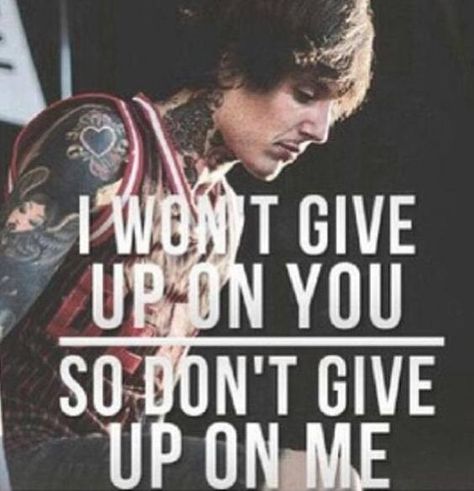 Music is so perf. Metalcore Lyrics, Horizon Quotes, Bring Me The Horizon Lyrics, Band Quotes, Oliver Sykes, Favorite Lyrics, Bring Me The Horizon, Six Feet Under, My Chemical