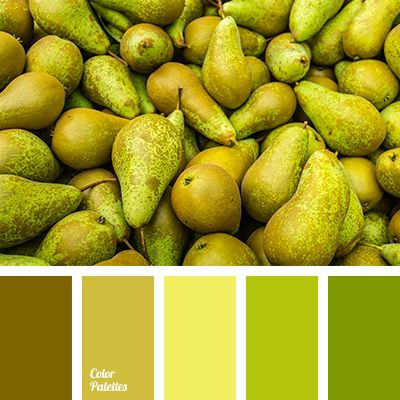 bright lime, bright yellow, brown color, brown-yellow, color matching, dark green, green pear color, house color schemes, light green, pear color, shades of brown, shades of green, shades of yellow. In Color Balance, Color Palette Ideas, Wall Living Room, Warm Palette, Palette Ideas, House Color Schemes, Green Colour Palette, Design Seeds, Color Balance