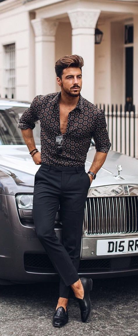 Style Ideas For Men, Summer Style Ideas, Formal Dresses For Men, Mens Business Casual Outfits, Formal Men Outfit, Classy Outfits Men, Mens Casual Outfits Summer, Men Fashion Casual Shirts, Formal Mens Fashion