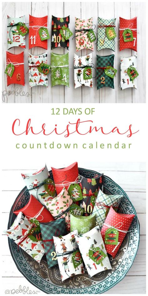 Paper Advent Calendar Diy, Holiday Countdown Calendar, Fun Christmas Countdown For Kids, Diy Christmas Countdown Calendar For Kids, Countdown Calendar Diy, Xmas Calendar, Kitchen Shelves Styling, Shelves Styling, Christmas Count Down For Kids Advent Calendar