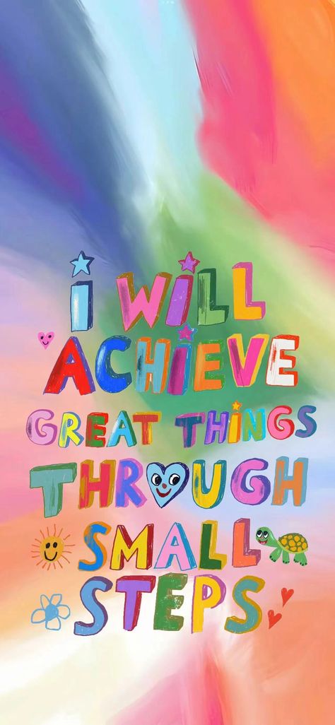 1/2 Lockscreen Pop Culture Wallpaper Iphone, Small Quotes Wallpaper, Colorful Lockscreen, Lock Screen Wallpaper Positive, Positive Lockscreen, Happy Words Wallpaper, Cute Wallpapers Affirmations, Art Lockscreen, Motivational Lockscreen