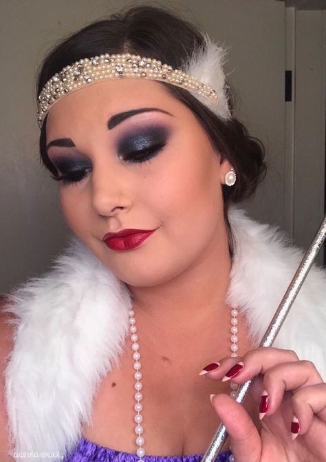 1920s Makeup Gatsby, Great Gatsby Makeup, 1920’s Makeup, 1920s Makeup Tutorial, 1920 Makeup, Gatsby Makeup, 1920's Makeup, Flapper Makeup, 20s Makeup