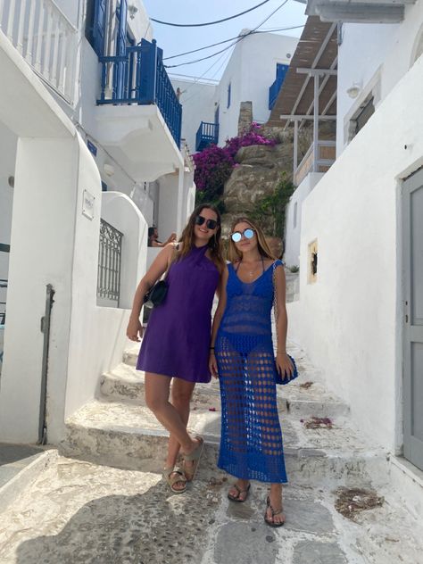 Scorpios Mykonos, Europe 2023, Mykonos Greece, Mykonos, Off Shoulder Dress, Greece, Shoulder Dress, Off Shoulder, With Friends