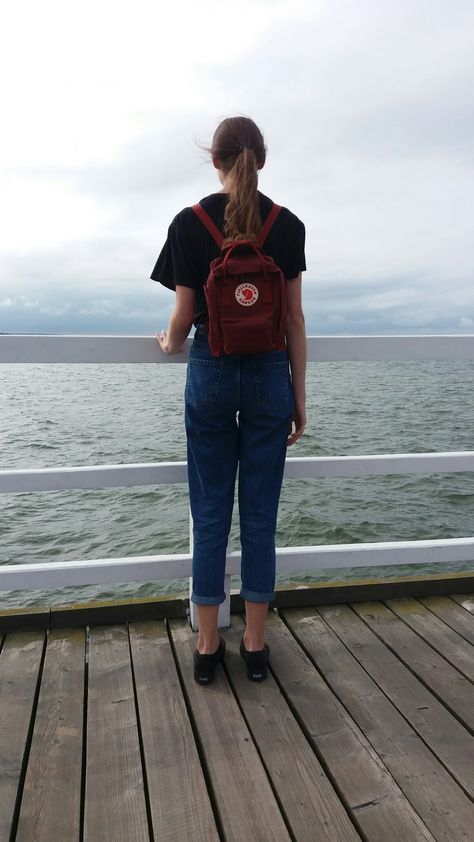 Fjallraven Kanken Mini Outfit, Kanken Mini Aesthetic, Kanken Backpack Outfit, Fjallraven Kanken Aesthetic, Kanken Backpack Mini, Kanken Bag, Fjallraven Kanken Mini, Thrift Ideas, Wishlist 2022