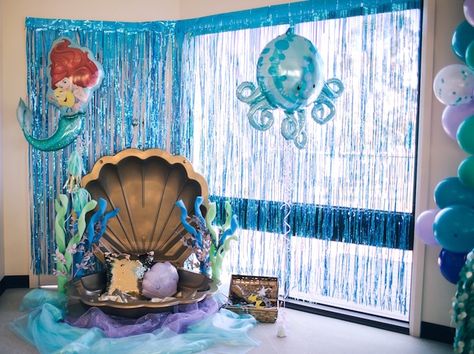 4de Verjaardag, Ariel Birthday Party, Mermaid Birthday Party Decorations, Birthday 4, Mermaid Photos, Mermaid Party Decorations, Sea Birthday Party