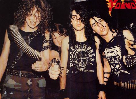 Thrash Metal Style, Music Celebrities, 1980’s Fashion, Music Pics, Metal Clothing, Band Pictures, Band Stuff, Whiplash, Band Photos