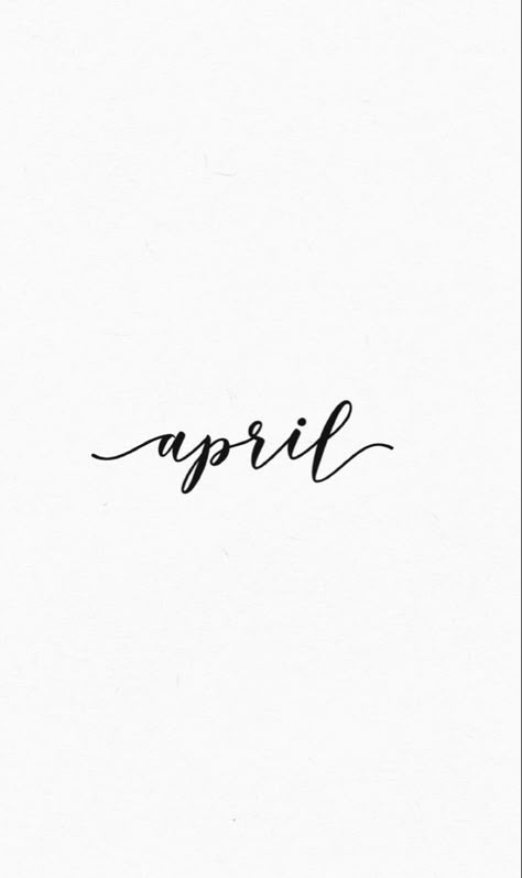 April In Cursive, April Cursive, April Font, April Wallpaper Aesthetic, Aesthetic Spring Wallpaper, Welcome April, Wallpaper April, April Aesthetic, April Wallpaper