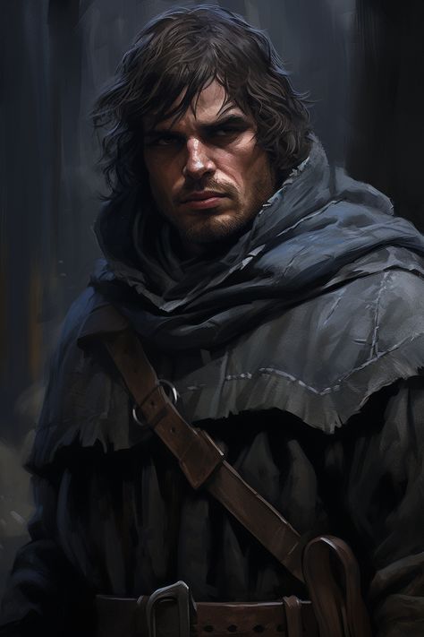 Thieves Guild, Storm Kings Thunder, Rogue Character, Witcher Art, Longbow, Fantasy Portraits, Human Male, Dungeons And Dragons Homebrew, Fantasy Male