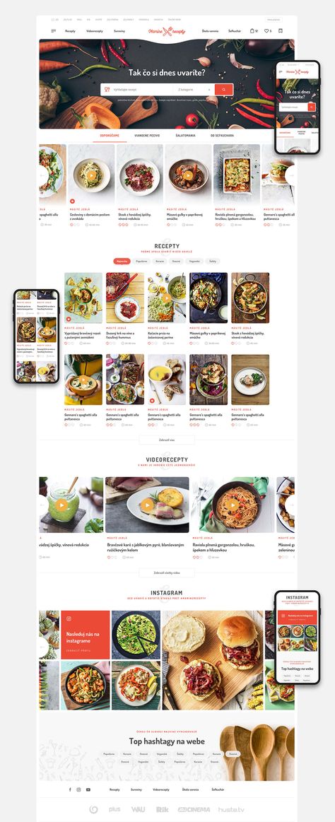 Food Website Design Inspiration, Cooking Projects, Travel Website Design, Restaurant Website Design, Food Web Design, Restaurant Web, Recipe Web, Blog Website Design, Cooking Design