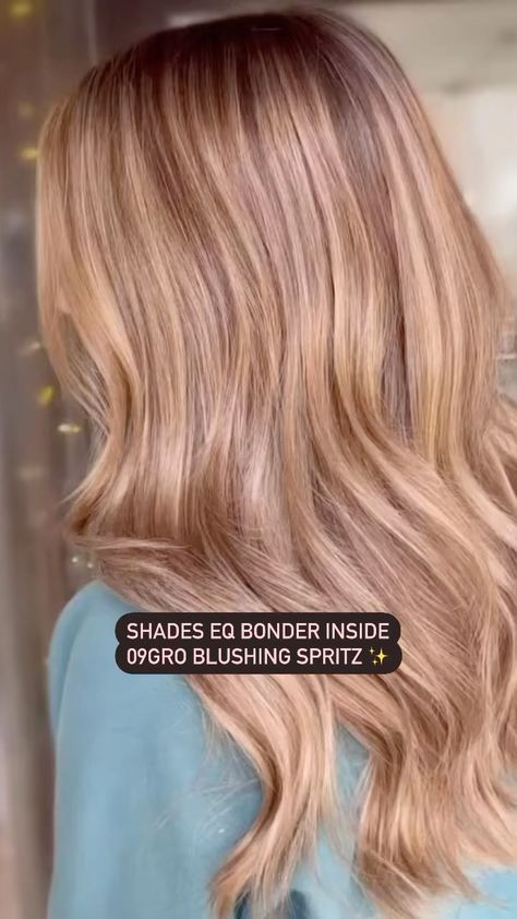 Blonde Vs Copper Hair, Blush Blonde Hair Rose Gold, 9vro Redken Shades Eq, Rose Gold Color Formula, Light Strawberry Blonde Shades Eq Formula, Strawberry Blonde Toner Shades Eq, Rose Gold Toner Formula Redken, Redken Shades Eq Formulas Strawberry Blonde, Shades Eq Rose Gold Formula