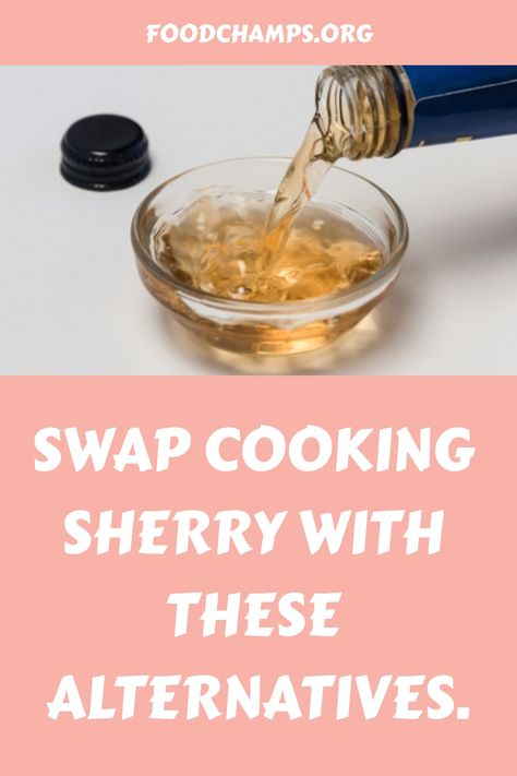 Sherry Substitute Cooking, Dry Sherry Substitute, Substitute For Sherry, Cooking Substitutions, Sherry Wine, Chinese Cooking Wine, Semillon, Dry Wine, Sweet Cooking