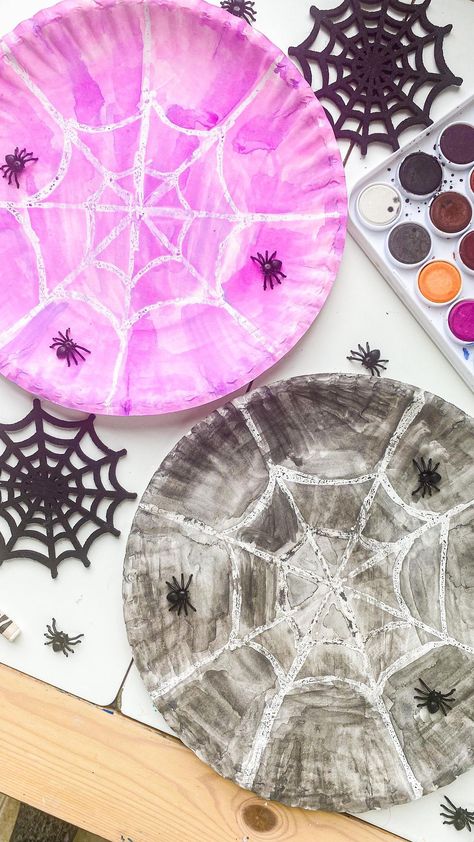 Deena Keller | Cotton Ball Ghost Craft 👻 follow @abcdeelearning for more kids crafts! This is such a fun and easy ghost craft for kids! Perfect for a... | Instagram Spider Web Craft, Ghost Crafts, Fall Preschool Activities, Spider Crafts, Sensory Crafts, Fun Halloween Crafts, Halloween Activities For Kids, Halloween Toys, Handprint Craft