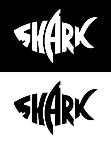 Shark Logo Design Vector Sharks Logo Design, Shark Logo Design, Diving Logo, Sharks Logo, Text Art Typography, Shark Silhouette, Silhouette Logo, Typographic Logo Design, Shark Design