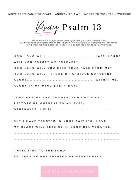 Psalms Scripture Writing Plan, Psalms Study Guide, Psalm Reading Plan, Psalm 90:14 Mornings, Psalm 13, Psalm 55:22 Journaling, Redeeming Love, Sacred Scripture, Worship The Lord