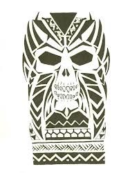 Polynesian skull tat Maori Symbols, African Symbols, Maori Designs, Ski Sport, Skulls Drawing, Maori Tattoo, Sports Graphics, Pattern Tattoo, Send Me