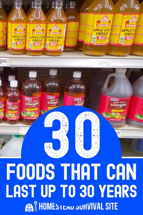 Are you looking for long-term food storage options? If so, you’ve come to the right place. We’ve compiled a list of 30 survival foods that can last up to 30 years! From canned goods to freeze-dried fruits, these foods might even outlive you! If you're worried about your emergency food going bad, then these are the best foods to start with. Year Supply List Food Storage, How To Store Canned Goods, Best Food Storage Items, Prep List Survival, Survival Food Recipes, Long Term Storage Food, Prepping Food Survival, Emergency Food Supply List, Long Term Food Storage Recipes