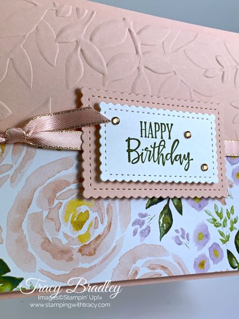 Birthday Card Stamping, Womens Birthday Card Ideas, Stampin Up Cards Birthday Women, Birthday Card For Her, Birthday Card Scrapbook, Birthday Card For Women, Stampin Up Birthday Cards For Mom, Birthday Card Woman, Stampin Up Feminine Birthday Cards