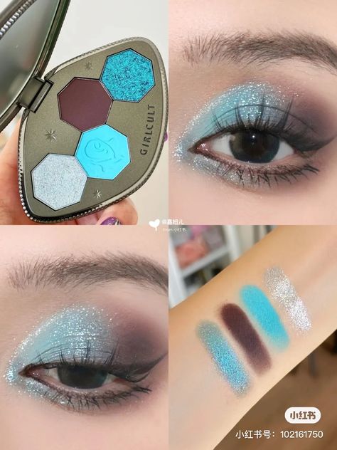 17.91US $ 9% OFF|Girlcult Chameleon Dreamland 4 Color Eyeshadow Palette - Eye Shadow - AliExpress