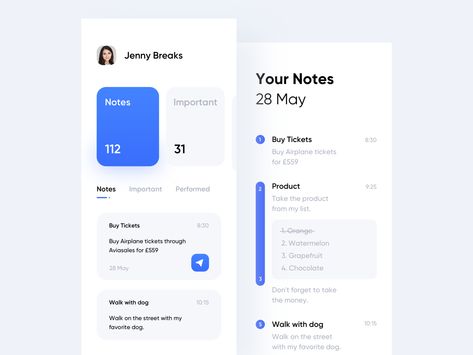 Minimal Ui Design, Notes App Icon, Memo App, To Do App, Parallax Effect, Ui Design Mobile, Mobile Logo, Notes App, Ux Mobile