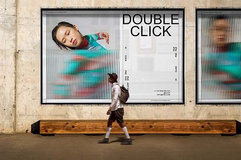 Poster Mockup Free, Outdoor Advertising Mockup, Social Media Mockup, Poster Mockup Psd, Advertising Board, Billboard Mockup, Train Posters, Vector Graphics Design, Stationery Mockup