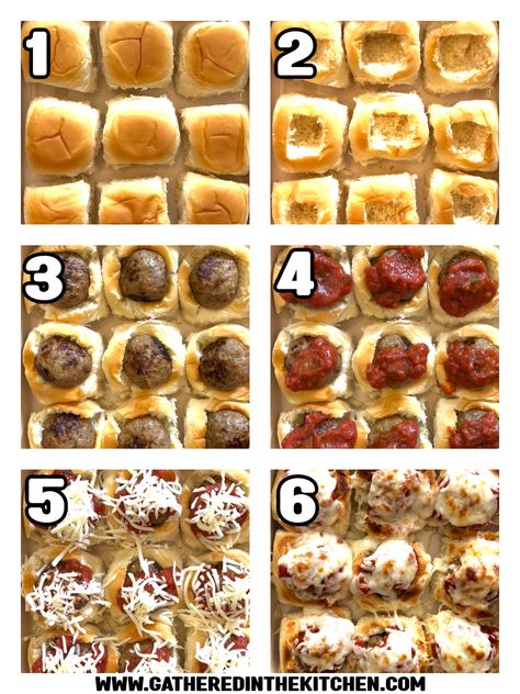 Mini Meatball Sliders, Meatball Subs Recipes, Mini Meatball Subs, Sweet Meatballs, Meatballs Marinara, Little Sandwiches, Homemade Meatballs Recipe, Easy Delicious Appetizers, Meatball Sliders