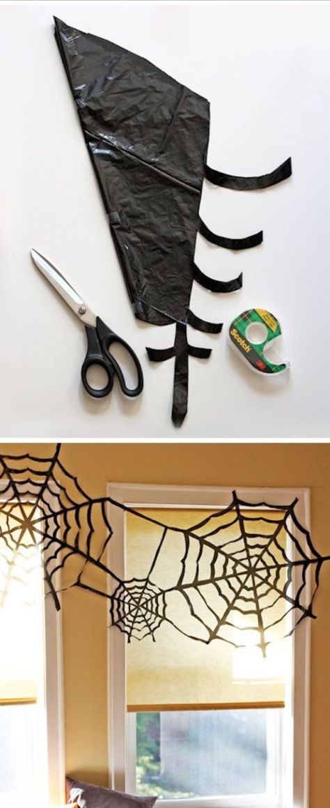 16 Easy But Awesome Homemade Halloween Decorations Halloween Toddler Party, Handmade Halloween Decorations, Office Halloween Decorations, Halloween Office, Halloween Decorations For Kids, Diy Halloween Games, Halloween Fest, Homemade Halloween Decorations, Halloween Party Ideas