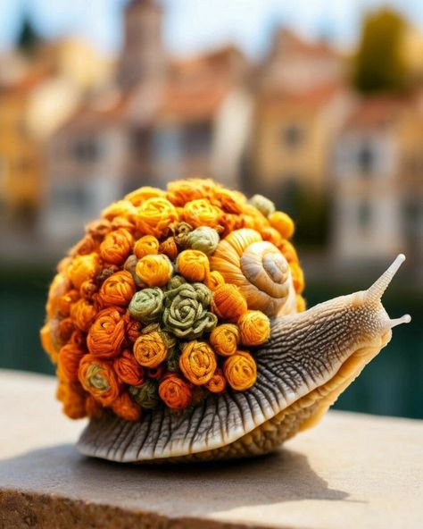 Prompt 👉A snail with flowers embroidered on its shell, in the background is an old town. Alignment and arrangement to create harmony between embroidery and sculpture, in the style of realism. Photography with photorealistic techniques, depicting childlike innocence. Embroidery art shown from a top view and front shot with delicate details. Color aesthetics with orange and yellow tones. 👉 if Like, please Follow and Share AI Graphics Studio 👇Contact on WhatsAPP: http://tiny.cc/aigraphicsstudi... Realism Photography, Flowers Embroidered, Yellow Tones, Orange And Yellow, Delicate Details, Top View, Art Show, Embroidery Art, Realism