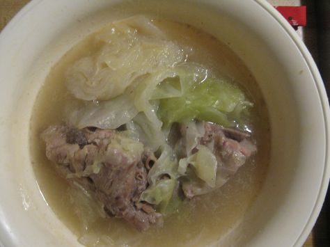 Einref's Pork Neck Bones With Cabbage and Potato on MyRecipeMagic.com Souse Meat, Pork Neck Bones Recipe, Recipes Using Pork, Cooking Hard Boiled Eggs, Best Cooking Oil, Cabbage And Potatoes, Cooking Pumpkin, Neck Bones, Soul Food Dinner