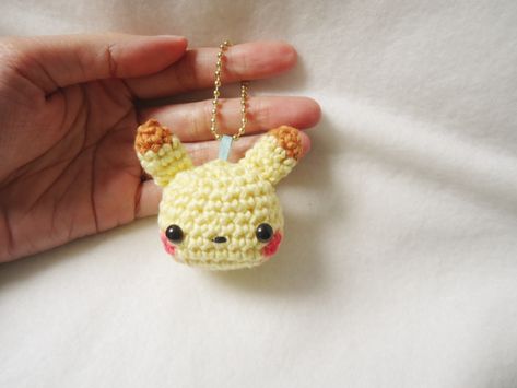 Pikachu Crochet Pattern, Crochet Pikachu, Pikachu Crochet, Pokemon Crochet Pattern, Pokemon Crochet, Crochet Pokemon, Crochet Keychains, Pika Pika, Crochet Keychain Pattern