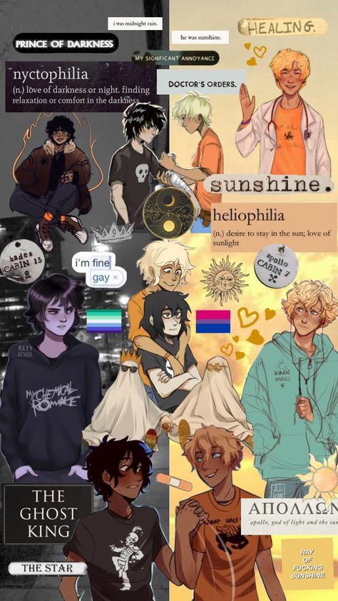 Will Solace Headcanons, Mythomagic Cards, Apollo Hades, Nico Fanart, Solangelo Headcanons, Hades Aesthetic, Solangelo Fanart, Percy Jackson Comics, Percy Jackson Wallpaper