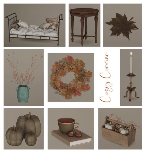 Cozy corner | Patreon Pinkbox Anye, Maxis Match, Cozy Corner, Custom Content, Creative Process, Sims 4