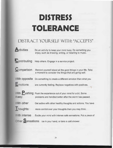 Mindful Activities, Dbt Therapy, Distress Tolerance, Dbt Skills, Behavior Therapy, Dialectical Behavior Therapy, Mental Health Counseling, Set Boundaries, Counseling Activities