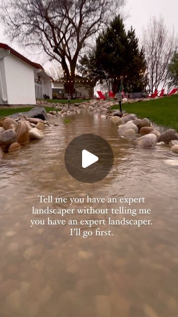 Rain River Garden, Rain On Cobblestone, How Is Rain Formed, Permaculture Rain Garden, Rainy River, Walking Paths, Red Roof, Farmhouse, Indoor Outdoor