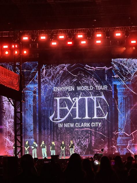 ENHYPEN World Tour FATE in NEW CLARK CITY Enhypen New Clark City, Fate World Tour Enhypen, Enhypen Tour, Enhypen Fate Tour, Enhypen World Tour Fate, Enhypen Concert, Enhypen World Tour, Enhypen Manifesto, Kpop Core