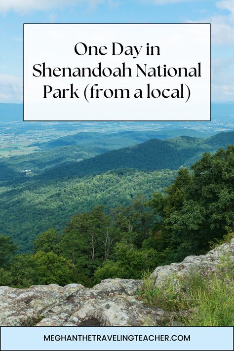 Spending one day in Shenandoah National Park can be a memorable experience, especially in fall or spring when the leaves are turning or flowers are blooming. As a DC local, I love exploring Shenandoah and think it makes the perfect day trip or weekend exploring the mountains! Shenandoah National Park Fall, Shannondoah National Park, Shenandoah National Park With Dogs, Shenandoah National Park Hikes, Best Hikes In Shenandoah National Park, National Park Camping, Traveling Teacher, Skyline Drive, Shenandoah Valley