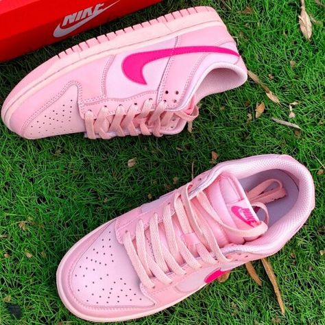 Nike  New Nike Peppa Pig Cherry Blossom Pink Sneakers Pink Nike Shoes, Nike Shoes Girls, Pink Cherry Blossom, American Flag Sweater, Nike Tanjun, 95 Nike, Pink Nike, Womens Training Shoes, Pink Cherry