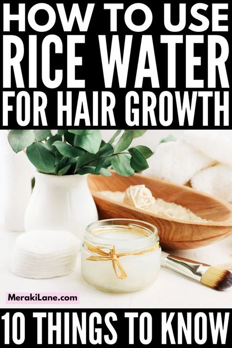 How to Use Rice Water for Hair Growth If youve seen the rice water trend on TikTok and want to know more this post is for you Were sharing everything you need to know how to make rice water how to use rice water how to apply rice water the benefits and risks as well as the answer to your most pressing question does rice water for hair growth work Learn our best DIY tips and tricks for best results to promote hair growth without damaging your hair Rice Water For Hair Growth, Fenugreek For Hair, Rice Water For Hair, Fermented Rice Water, Hair Growth Pills, Diy Tips And Tricks, Hair Growth Formula, Fermented Rice, Water Hair